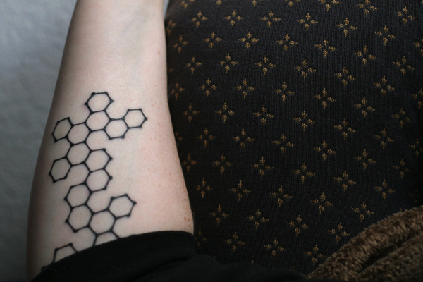 Carbon atom tattoo design  Tattoo contest  99designs